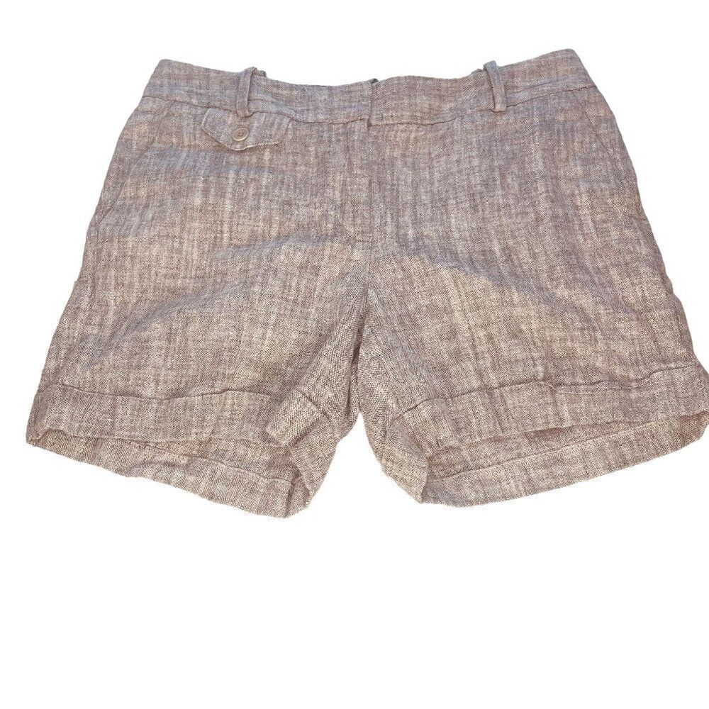 Talbots Linen Blend Shorts - image 1